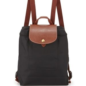 Longchamp Le Pliage Nylon Backpack in black